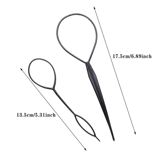Vista 6 de Pinzas de metal para cabello grueso, herramienta de peinado para adultos y niños, herramienta de trenzado, pinza de pelo floral, horquilla