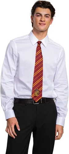 Vista 3 de Corbata de Harry Potter, accesorio para disfraz, calidad de película Hogwarts House con temática de personaje, corbata para adultos