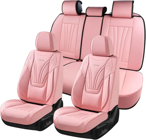 Vista 15 de Coverado - Fundas impermeables para asientos de coche, fundas delanteras para asientos de coche, 2 en 1, fundas protectoras para asientos de coche