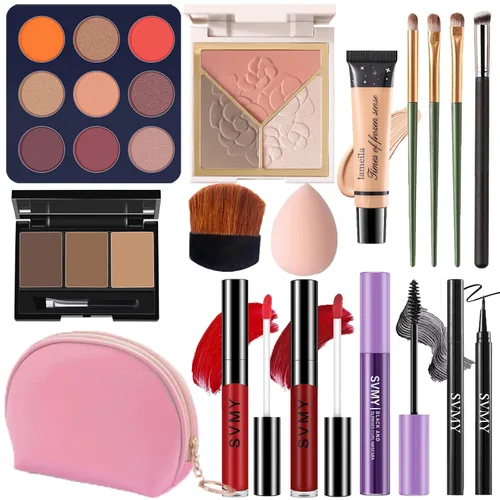 Vista 9 de Set de maquillaje para mujeres, kit de maquillaje para principiantes y profesionales, juego de maquillaje para adolescentes y adultos, regalo