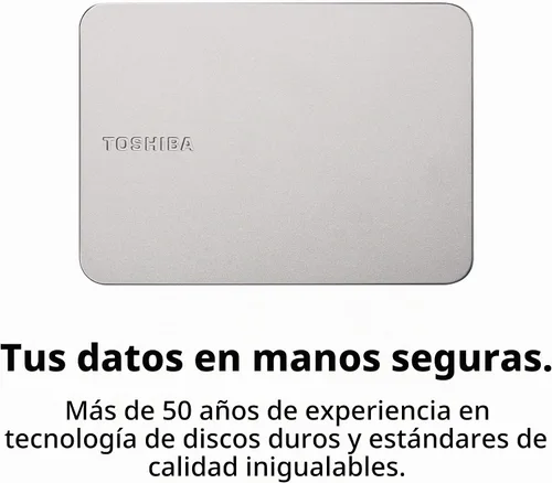 Vista 5 de Toshiba Canvio Flex 1TB - Disco duro externo portátil de 2.5 pulgadas (HDD) para Mac, PC con Windows, teléfono inteligente y tableta, compatible