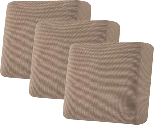 Vista 274 de H.VERSAILTEX Fundas de Cojín de Asiento Individuales Super Elásticas Fundas de Sofá Fundas de Cojín de Sofá Fundas Deslizables Juegos Tela de Sarga