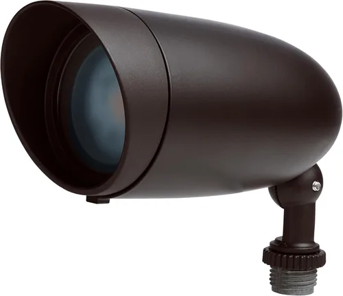 Vista 11 de Nuvo Lighting 62/1201 Foco LED de Paisaje 6 Vatios Acabado Gris Oscuro, 5.5 pulgadas Integrated LED, Compact 5.5-inch size, Adjustable aiming