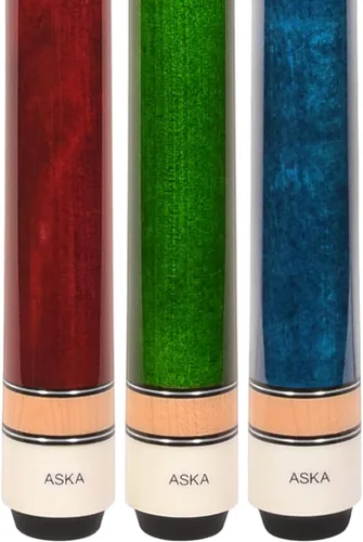 Vista 13 de ASKA L3 Wrapless Pool Cue Stick Sets, 58" 2-Piece Canadian Hard Rock Maple Billiard Cues, 13mm Leather Tip, 5/16x18 Joint, Choice of Sets Mezclado