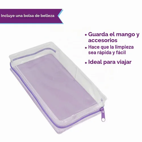 Vista 6 de Schick Hydro Silk Recortadora de acabado perfecto, kit de aseo 8 en 1 para mujer