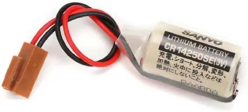 Vista 2 de (10 piezas) CR14250SE 3V PLC batería de litio para fuente de alimentación de respaldo SANYO AB 1747-BA