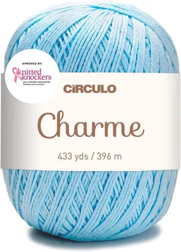Vista 61 de CIRCULO Charme - Paquete de hilo para tejer y ganchillo, 3 bolas de 100% algodón virgen brasileño mercerizado, peso deportivo suave, color 2012