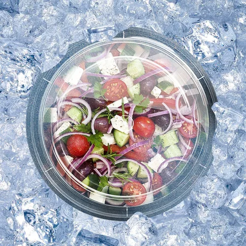 Vista 5 de Prep_Naturals_circles_containers BPA-Free Plastic Meal Prep Containers - Airtight Lids, Microwave & Freezer Safe for Portion Control