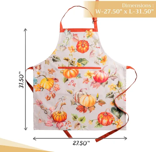 Vista 91 de Maison d' Hermine Delantales para mujer con bolsillo, 100% algodón (27.50 x 31.50 pulgadas)