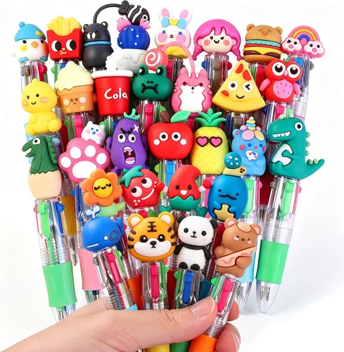 Vista 10 de 36 bolígrafos divertidos de ajolotl kawaii, mini bolígrafos de regalo
