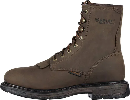 Vista 2 de Ariat Workhog - Botas de punta compuesta H2O de 8 pulgadas para hombre