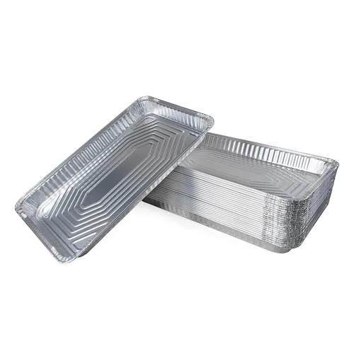 Vista 23 de IDL Packaging Sartenes de aluminio de tamaño completo para mesa de vapor, profundos, 21 x 13 x 3 pulgadas (paquete de 25) - Sartén desechable
