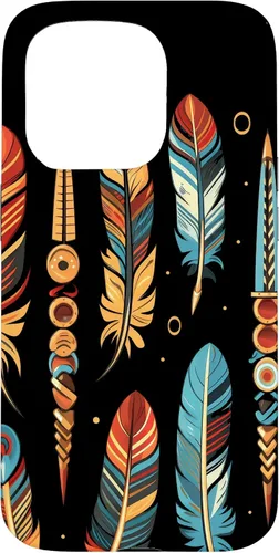 Vista 14 de Colorful Feathers - Funda para iPhone 17