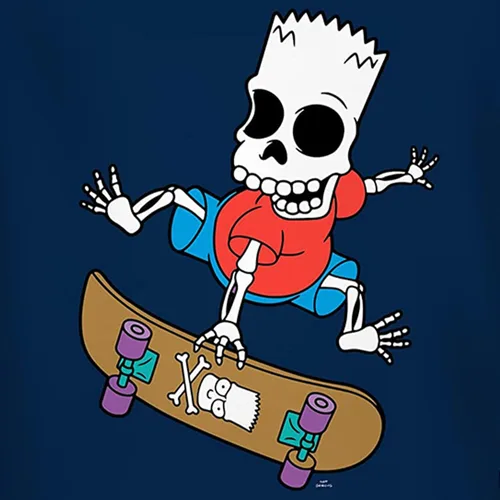 Vista 2 de The Simpsons Camiseta con logotipo de Krusty The Clown para hombre con logotipo de Krusty Burger