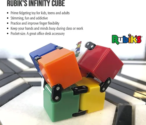 Vista 3 de Rubiks Infinity Cube Fidget Stimming Toy