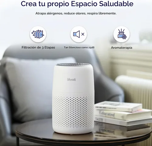 Vista 6 de LEVOIT - Purificadores de aire para alergias en el hogar y un mejor sueño (Core 300 / Core300-P + Core Mini)
