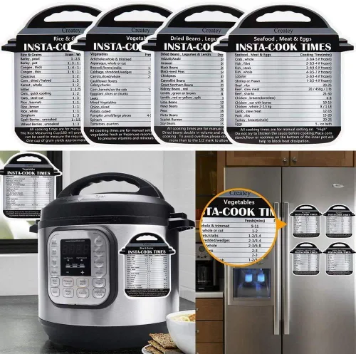 Vista 5 de Instant Pot - Juego de accesorios para olla a presión de 6 cuartos de galón y 8 cuartos de galón, 2 cestas de vapor, molde desmontable, molde