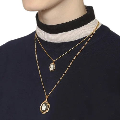 Vista 3 de Ben-Amun Jewelry Cameo Collection Collar de moda para mujer