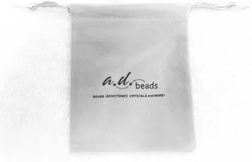 Vista 4 de AD Beads Pulseras de piedras preciosas naturales de 0.236in con poder curativo de macramé ajustable de 7 a 9 pulgadas