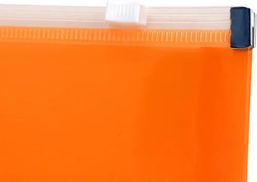 Vista 8 de JAM Sobres de plástico para papel con cierre de presión, Colores Variados Variado paquete de 6