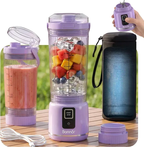 Vista 13 de Cordless Portable Blender for Smoothies, Shakes and Ice Crushing Black