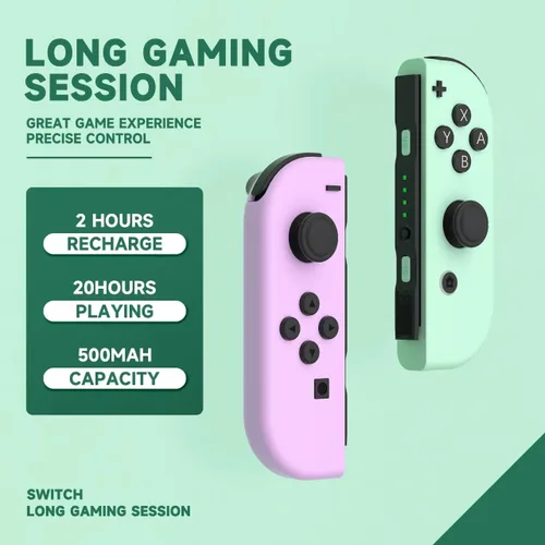 Vista 3 de deidow Joypad Controller Compatible with Switch, Wireless Joy Cons Replacement for Switch Controller, Left and Right Switch Joycons Support Dual