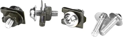 Vista 4 de Tornillos de carenado de motocicleta, 10 tornillos de cuerpo M5, kit de tornillos de cierre de velocidad de husillo, repuesto de tuerca para pernos