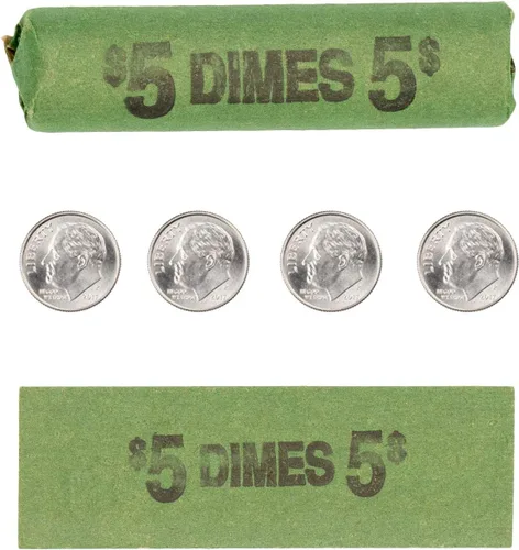 Vista 6 de Envoltorios planos para monedas, paquete sólido de 100