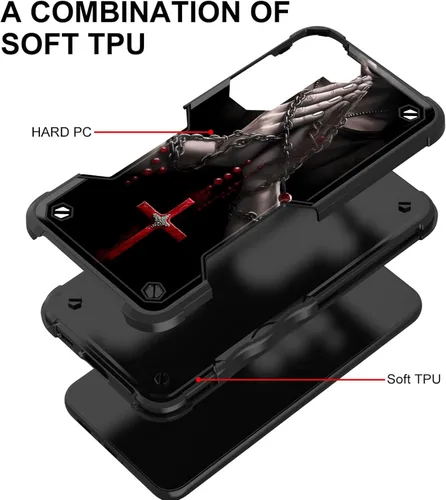 Vista 838 de Funda para Galaxy A14 5G, [Doble Capa][Protección contra Caídas de Grado Militar de 10 Pies] [Antideslizante] Funda Resistente a Prueba de Golpes