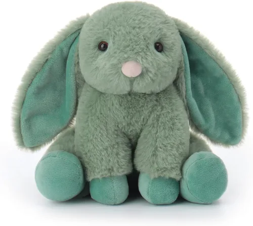Vista 15 de Apricot Lamb Peluche de conejo crema para niños, juguetes de peluche suaves y lindos para bebés niñas y niños, 6 pulgadas