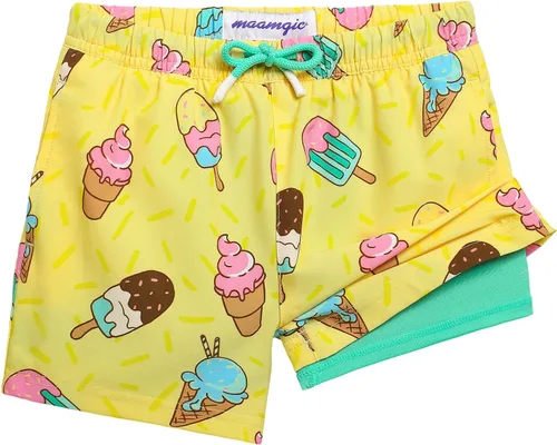 Vista 253 de maamgic Traje de baño para niños con forro de compresión elástico para niño
