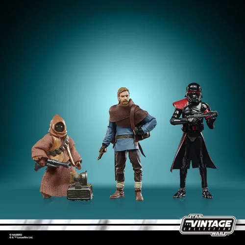 Vista 4 de STAR WARS The Vintage Collection OBI-Wan Kenobi - Multipack de juguetes, figuras de acción a escala de 3.75 pulgadas, niños de 4 años en adelante