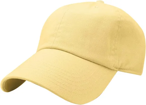 Vista 12 de Gorra de béisbol clásica Falari, sombrero de papá 100% algodón suave, talla ajustable Aguamarina