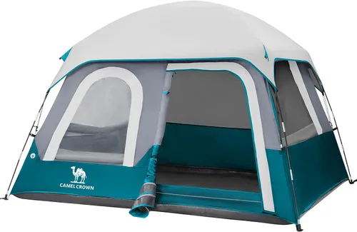 Vista 12 de CAMEL CROWN 4/6 Person Tent Waterproof Lightweight Portable Backpacking Tent for Outdoor Camping Hiking