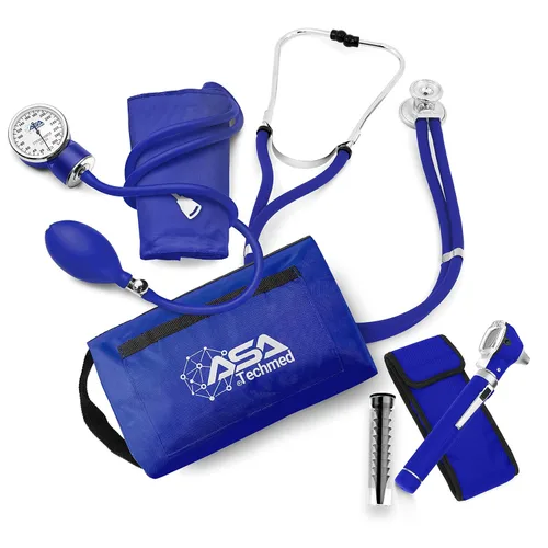 Vista 11 de ASA TECHMED Nurse Essentials - Kit profesional con estuche de viaje de mano Kit de 3 piezas incluye monitor de presión arterial para adultos