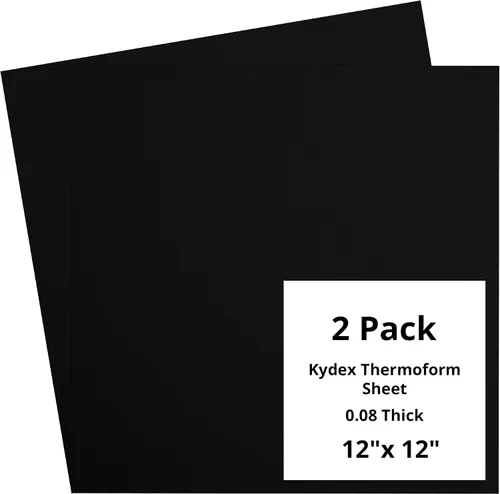 Vista 23 de Kydex Sheets - Solid Color DIY Kit for Crafting Holsters, Sheaths, and Mag Pouches - (8x8, 8x12, 12x12), Premium Thermoform Sheets - Thick, Durable