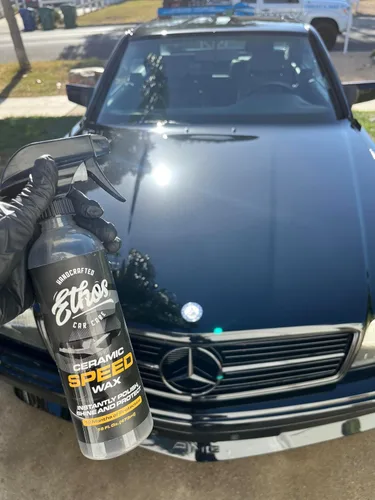 Vista 3 de Ethos Ceramic Speed Wax - Revestimiento de cerámica para automóviles - Spray de cera de automóvil con revestimiento de cerámica - Pulido de cera