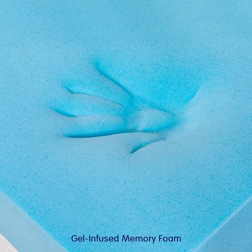 Vista 5 de Subrtex Cubrecolchón de Espuma Viscoelástica, Cubrecolchón de Espuma Viscoelástica con Infusión de Gel, Cubrecolchón para Personas que Duermen