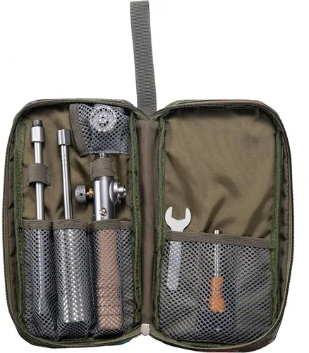 Vista 8 de Campingmoon - Antorcha para parrilla de campamento con cabezal de combustible doble, llama ajustable para principiantes de carbón con estuche
