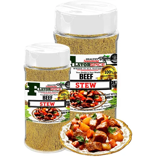 Vista 2 de Condimento para estofado de carne hecho con hierbas y especias 100% naturales, sin artificiales ni conservantes, sin sal, sin azúcar, sin MSG