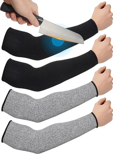 Vista 10 de Geyoga 2 pares de fundas protectoras de piel, mediano, Hppe; negro