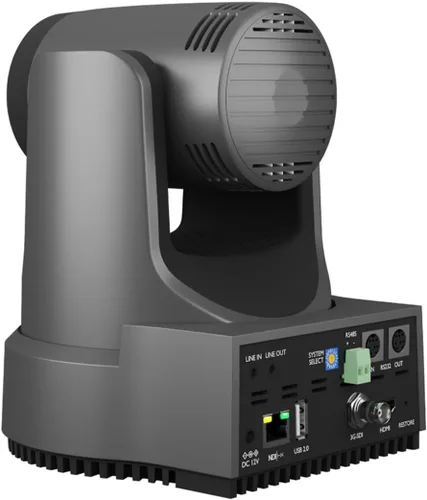Vista 5 de PTZOptics Move 4K 12X Cámara de Zoom Óptico - Gris (Gris)