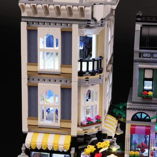 Vista 5 de BRIKSMAX Kit de iluminación LED para Assembly Square – Compatible con el modelo de bloques de construcción Lego 10255 – no incluye el set de Lego