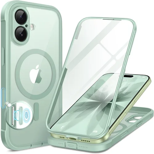 Vista 95 de BERFY Funda para iPhone 12 Pro Max, compatible con MagSafe, protector de pantalla de privacidad integrado y protección de cámara, antiespía