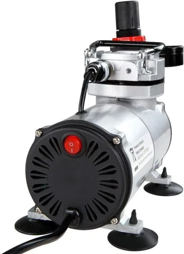 Vista 9 de TIMBERTECH Kit de aerógrafo con compresor, juego de compresor de aerógrafo multiuso, aerógrafo de doble acción con alimentación por gravedad