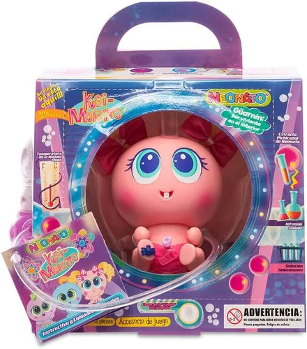 Vista 2 de Muñeca Bebé Ksimerito Chivatita Rosa