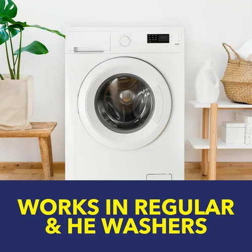 Vista 7 de OxiClean - Limpiador de lavadora con olor, 4 unidades Washing Machine Odor Eliminator, Removes Odor-Causing Residue, HE & Standard Washer Safe