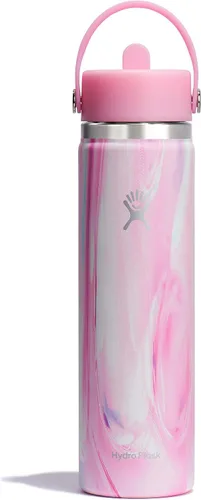 Vista 52 de Hydro Flask de boca ancha con tapa Flex de pajita de 24 onzas Agave