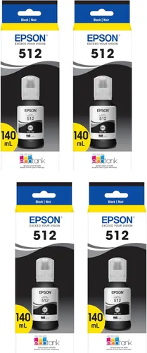 Vista 7 de EPSON 512 EcoTank Ink Botella de ultra alta capacidad negra (T512020-S) Funciona con ET-7700, 7750
