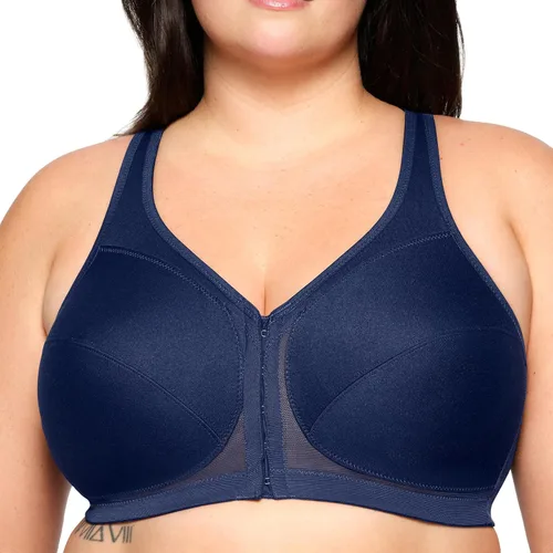 Vista 28 de Sostén Glamorise de mujer, tamaño plus, postura mágica elevada, apoyo de espalda, negro, 48I